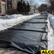 concrete curing tarps black thermal 2
