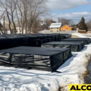 concrete curing tarps black thermal 3