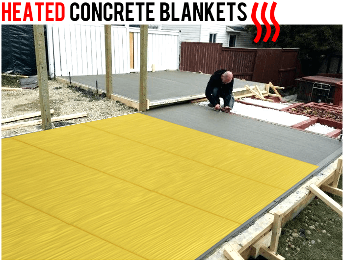 Heated Concrete Blanket