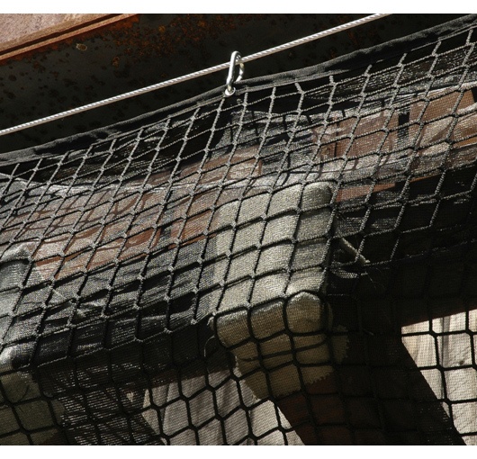 construction safety drop bridge netting
