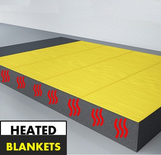 Heated concrete blankets cheap