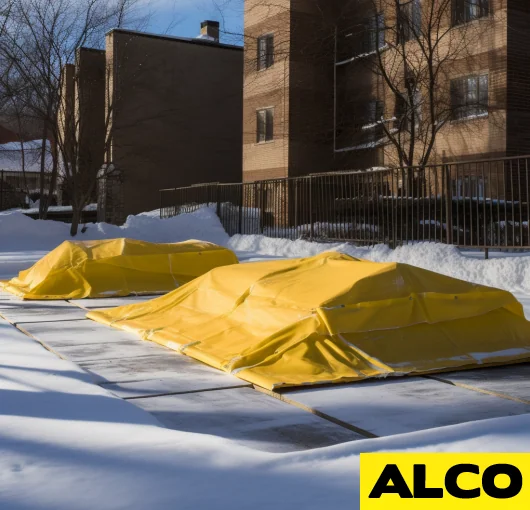 Ground Thawing Heated Blankets by