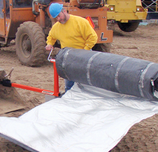 12' x 25' Rolled Insulated Poly Tarp Cell Foam Concrete Blanket R 2.5 Value