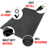 heated snow melting mats for patios and sidewalks