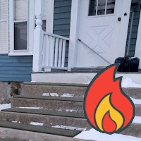 heated stair step blankets and pads to melt snow