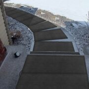 mats to melt snow on sidewalk