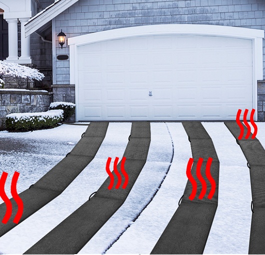 snow melting mats for driveways