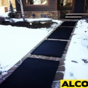 Commercial heating mats for walkways and sidewalks