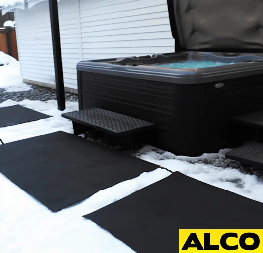 Heated Sidewalk and Step Mats